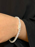 Full Round Tennis Silver Bracelet