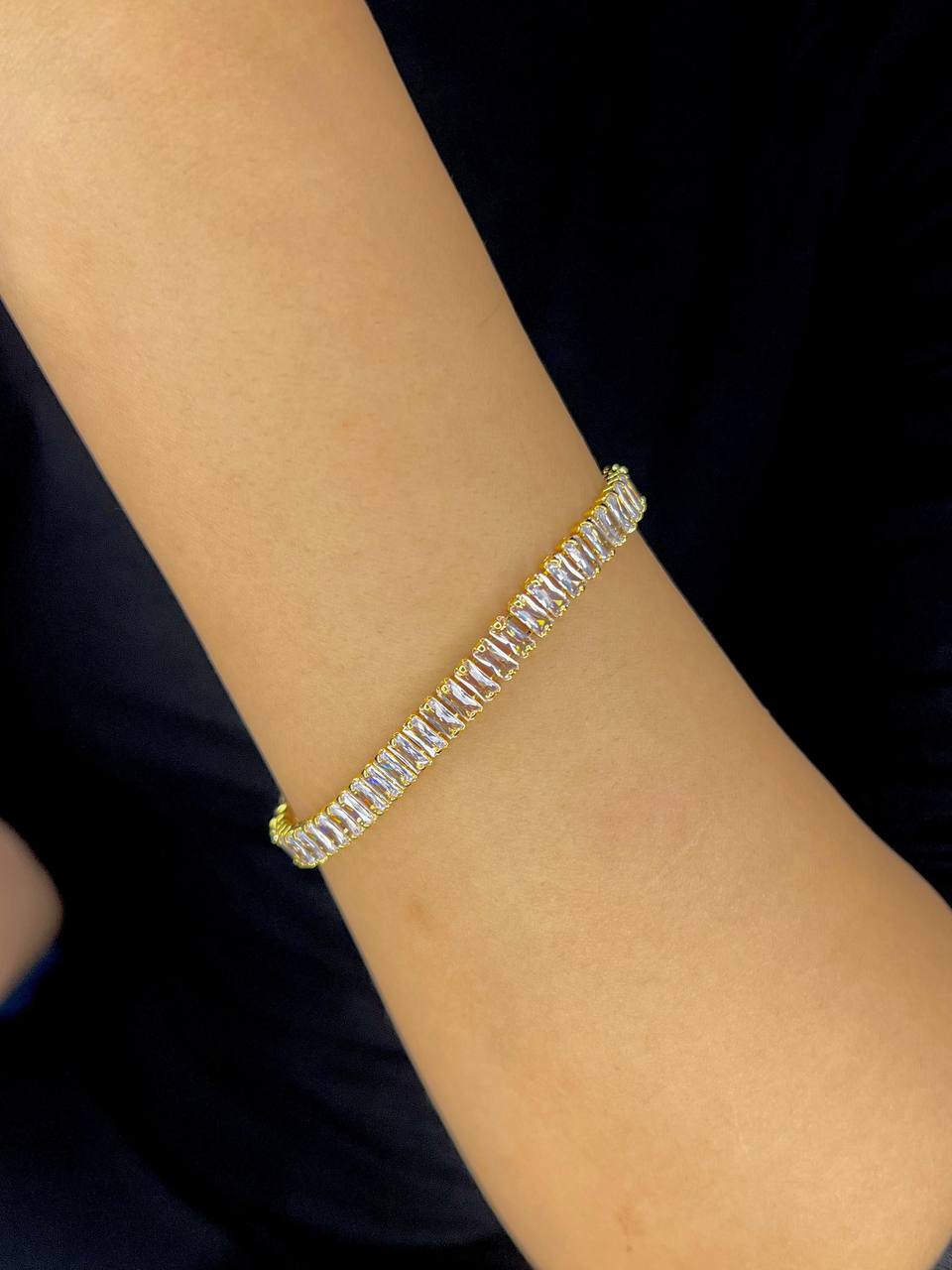 Zoya Aurelia Gold Tennis Bracelet
