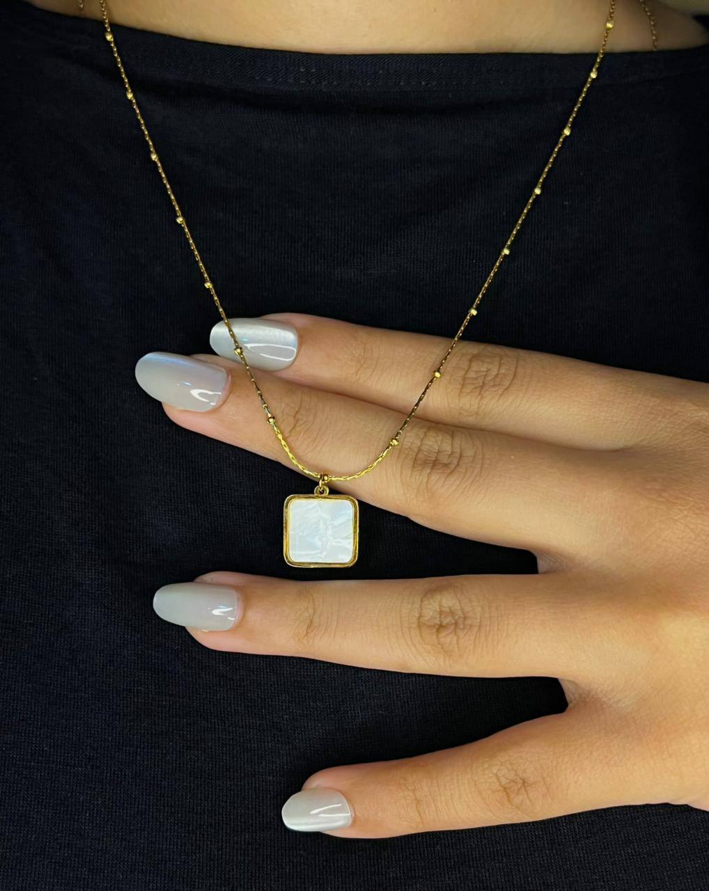 Luxe Square Necklace