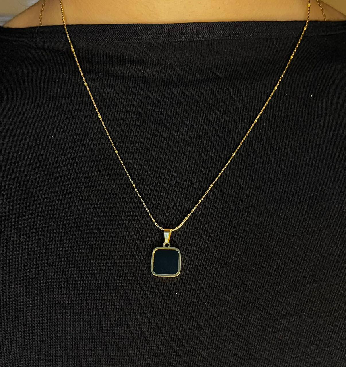Luxe Square Necklace
