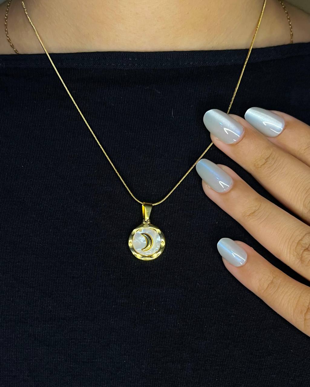 Luna Circle Necklace