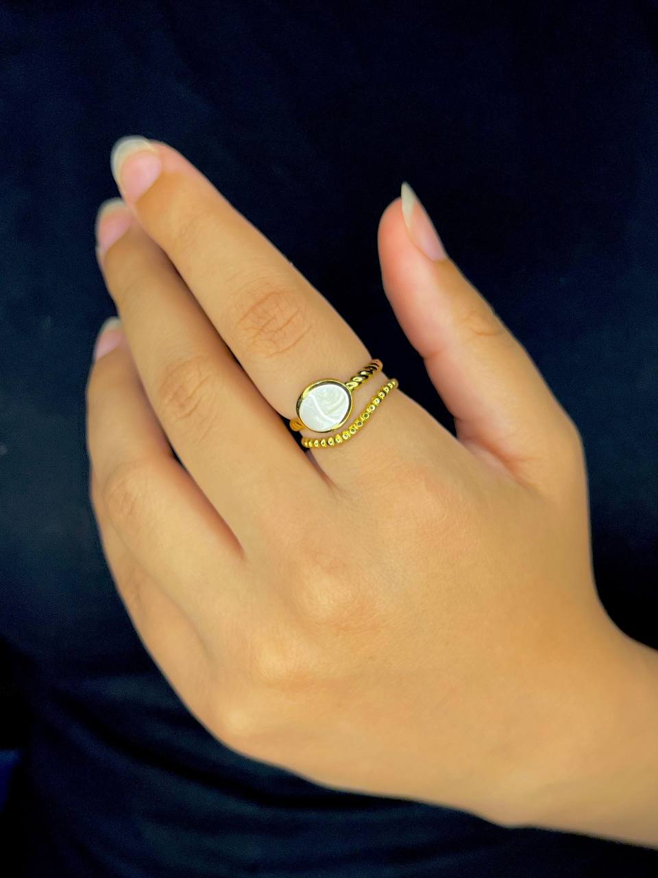Golden Whisper Ring