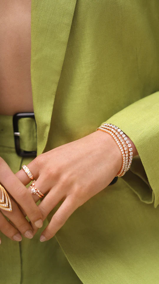 Zoya Gold Tennis Bracelet