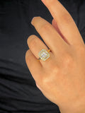 Gold Plated Zircon Ring