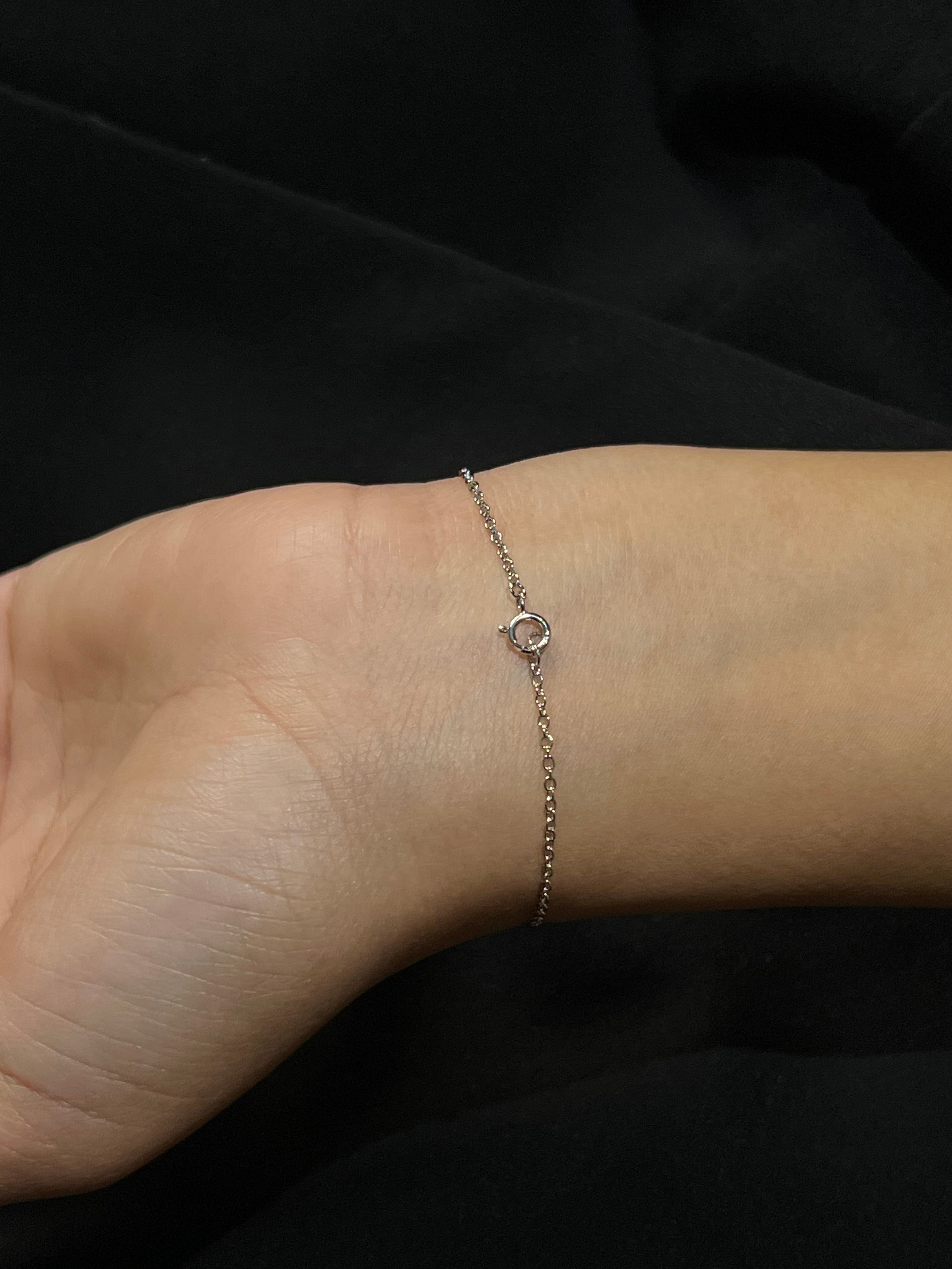 Interlocking Hearts Chain (Dainty Silver)