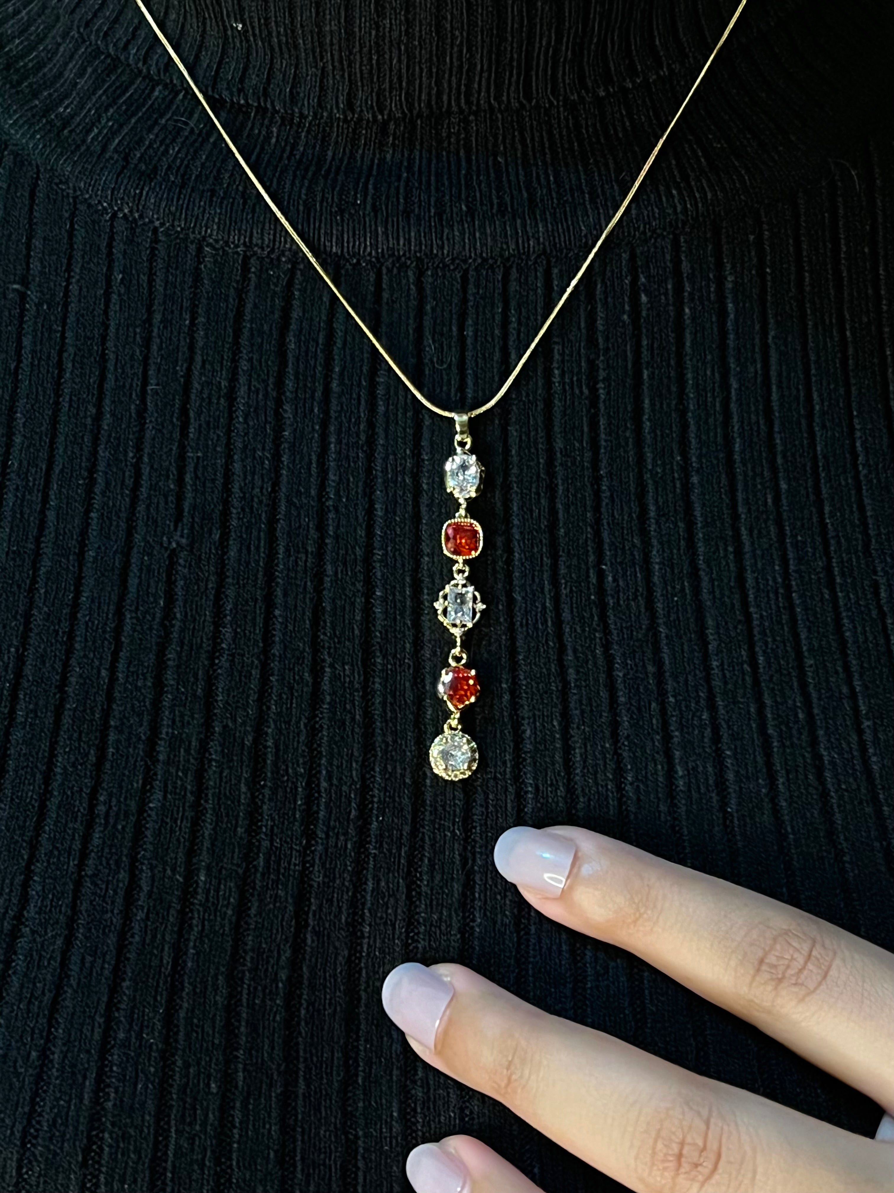 Color Stones Necklace