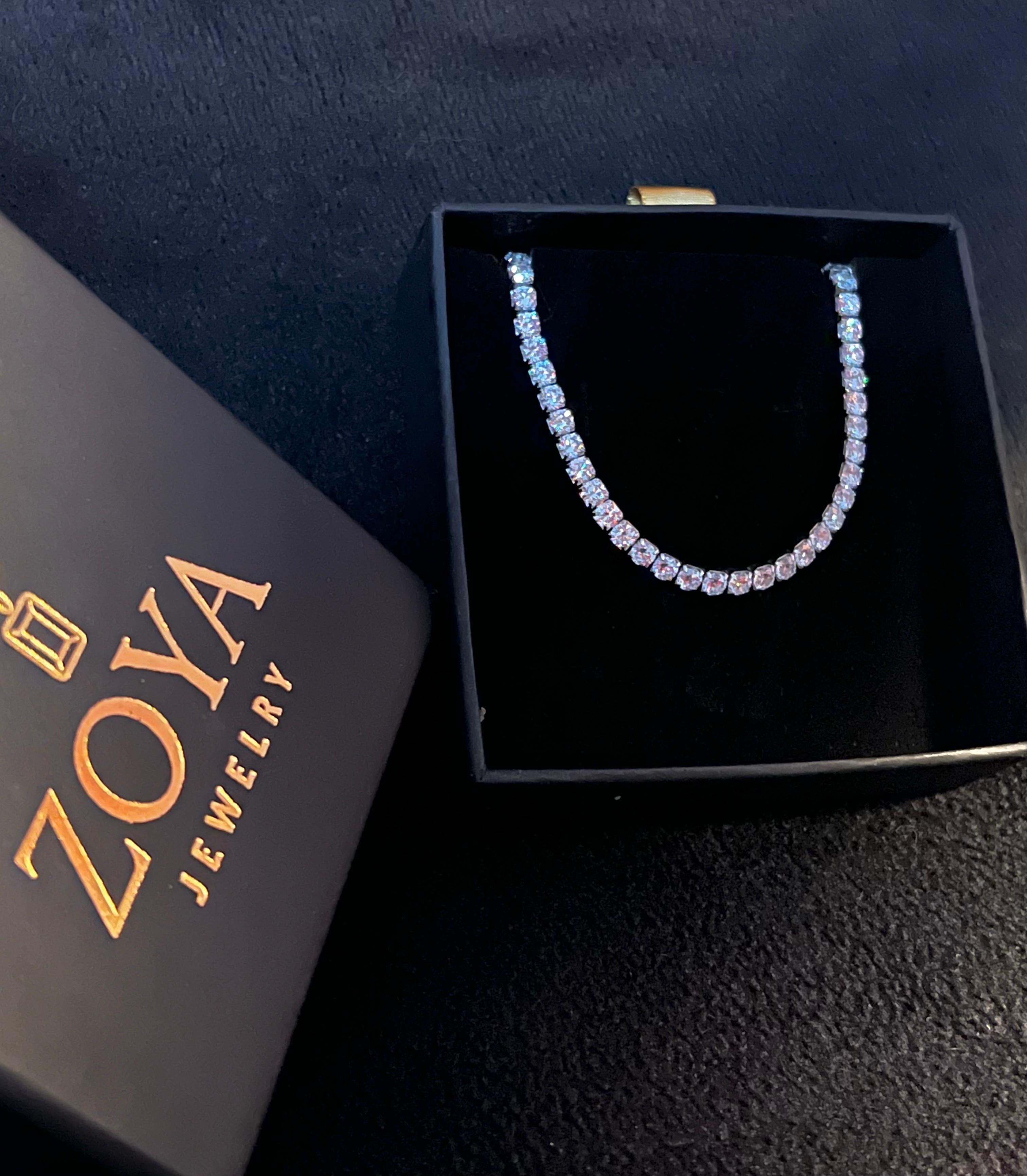 Pure 925 Silver Tennis Bracelet