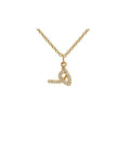 Arabic Letter Necklace with stones