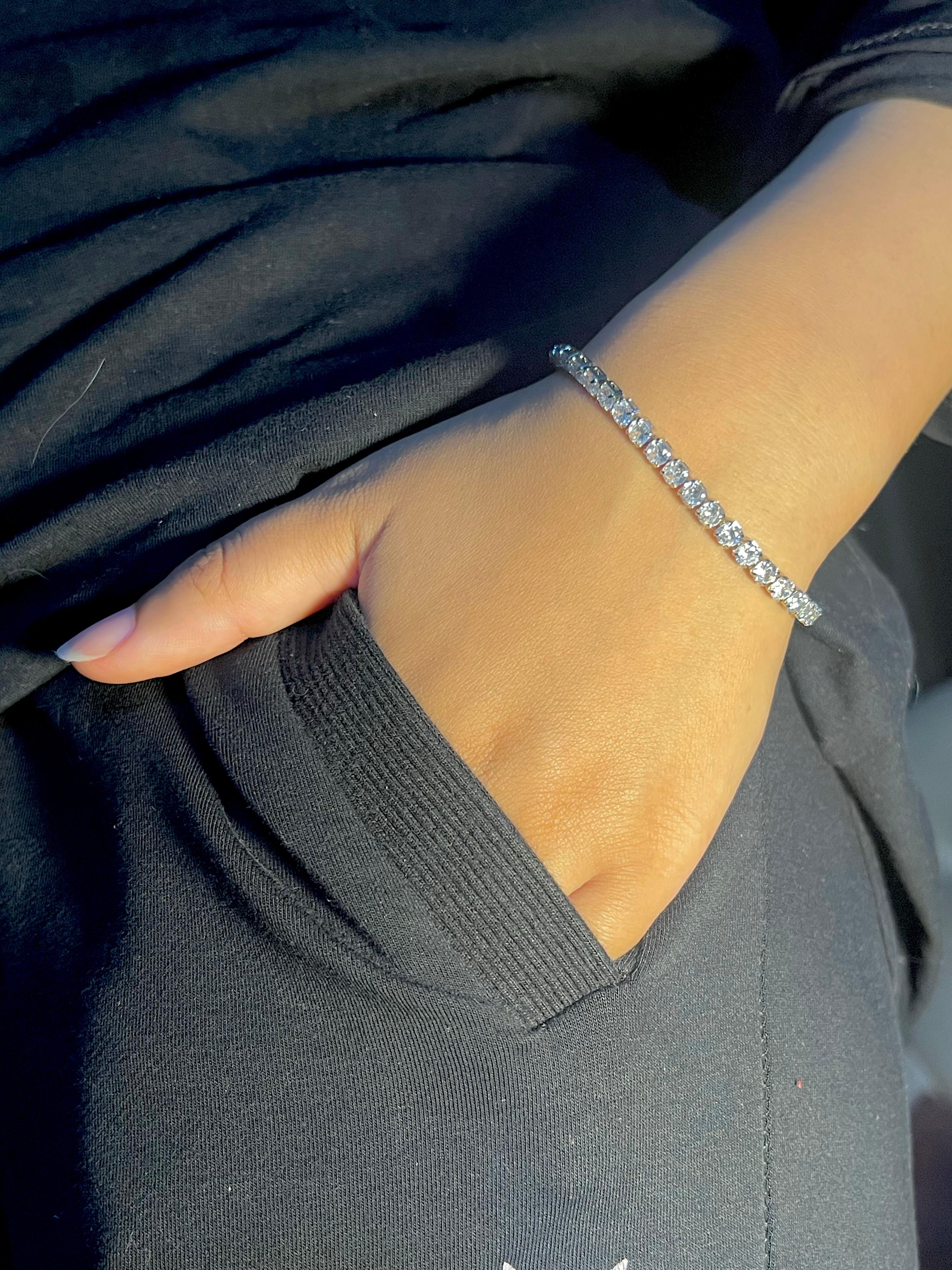 Zoya Silver Tennis Bracelet