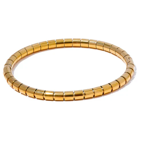 Tube Bead Bracelet