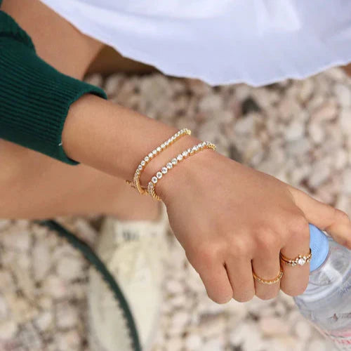 Zoya Gold Tennis Bracelet